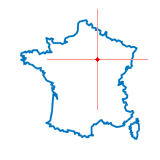 Carte du chef-lieu d'arrondissement d'Aix-en-Othe