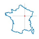 Carte du chef-lieu d'arrondissement d'Ancy-le-Franc