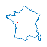 Carte du chef-lieu d'arrondissement d'Argenton-les-Vallées