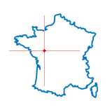 Carte d'Artannes-sur-Thouet