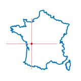 Carte d'Asnières-en-Poitou
