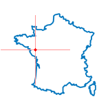Carte du chef-lieu d'arrondissement de Vertou-Vignoble