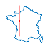 Carte du chef-lieu d'arrondissement de Baugé