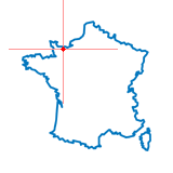 Carte du chef-lieu d'arrondissement de Bayeux