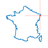 Carte du chef-lieu d'arrondissement de Bischwiller
