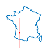 Carte du chef-lieu d'arrondissement de Bouglon