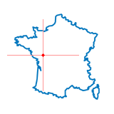 Carte du chef-lieu d'arrondissement de Bressuire