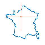 Carte du chef-lieu d'arrondissement de Brou
