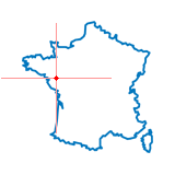 Carte du chef-lieu d'arrondissement de Carquefou