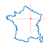 Carte du chef-lieu d'arrondissement de Chaource