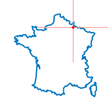 Carte du chef-lieu d'arrondissement de Mézières-Centre-Ouest