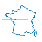 Carte du chef-lieu d'arrondissement de Cholet  3e  Canton