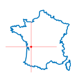 Carte du chef-lieu d'arrondissement de Cognac-Nord