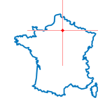 Carte du chef-lieu d'arrondissement de Compiègne
