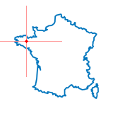 Carte du chef-lieu d'arrondissement de Corlay