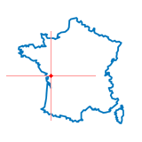 Carte du chef-lieu d'arrondissement de Courçon