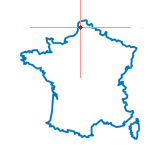 Carte du chef-lieu d'arrondissement de Desvres