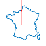 Carte du chef-lieu d'arrondissement de Dieppe