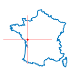 Carte du chef-lieu d'arrondissement de Fontenay-le-Comte