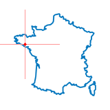Carte du chef-lieu d'arrondissement d'Hennebont