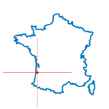 Carte du chef-lieu d'arrondissement de La Teste-de-Buch