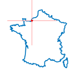 Carte du chef-lieu d'arrondissement du Havre  1er Canton