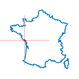 Carte du chef-lieu d'arrondissement des Sables-d'Olonne