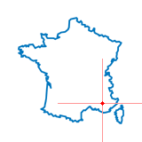 Carte du chef-lieu d'arrondissement de Manosque-Sud-Ouest
