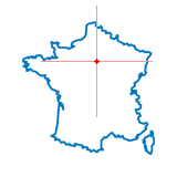 Carte du chef-lieu d'arrondissement de Melun-Sud