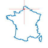 Carte du chef-lieu d'arrondissement de Montreuil