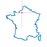 Carte du chef-lieu d'arrondissement de Rouen  6e  Canton