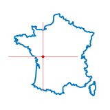 Carte du chef-lieu d'arrondissement de Saint-Maixent-l'École  2e  Canton