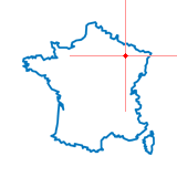 Carte du chef-lieu d'arrondissement de Saint-Mihiel