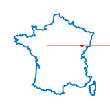 Carte du chef-lieu d'arrondissement de Saulx