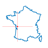 Carte du chef-lieu d'arrondissement de Tonnay-Boutonne