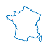 Carte du chef-lieu d'arrondissement de Vannes-Centre