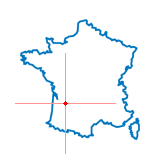 Carte du chef-lieu d'arrondissement de Vélines