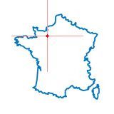 Carte du chef-lieu d'arrondissement de Vimoutiers