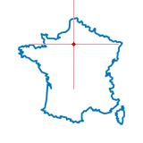 Carte d'Achères