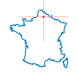 Carte d'Achiet-le-Grand