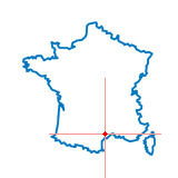 Carte d'Adissan