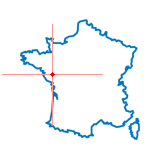 Carte du chef-lieu d'arrondissement d'Aigrefeuille-sur-Maine