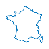Carte d'Aisey-sur-Seine