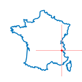 Carte d'Albiez-Montrond