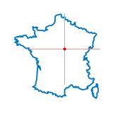 Carte d'Alligny-Cosne