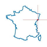 Carte du chef-lieu d'arrondissement d'Altkirch