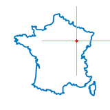 Carte du chef-lieu d'arrondissement d'Andelot-Blancheville