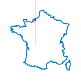Carte d'Angerville-la-Martel