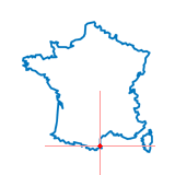 Carte du chef-lieu d'arrondissement d'Argelès-sur-Mer