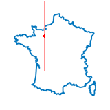 Carte du chef-lieu d'arrondissement d'Argentan-Est